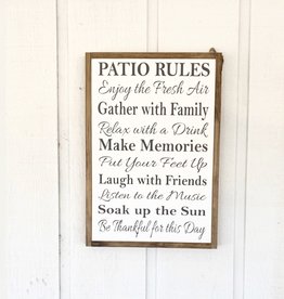 Patio rules