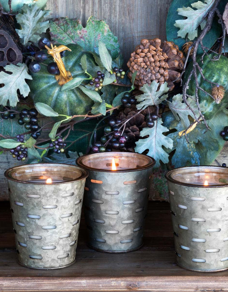 Olive Bucket Candle-multi scents