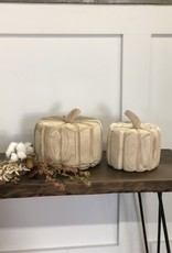 Carved Paulownia wood Pumpkin