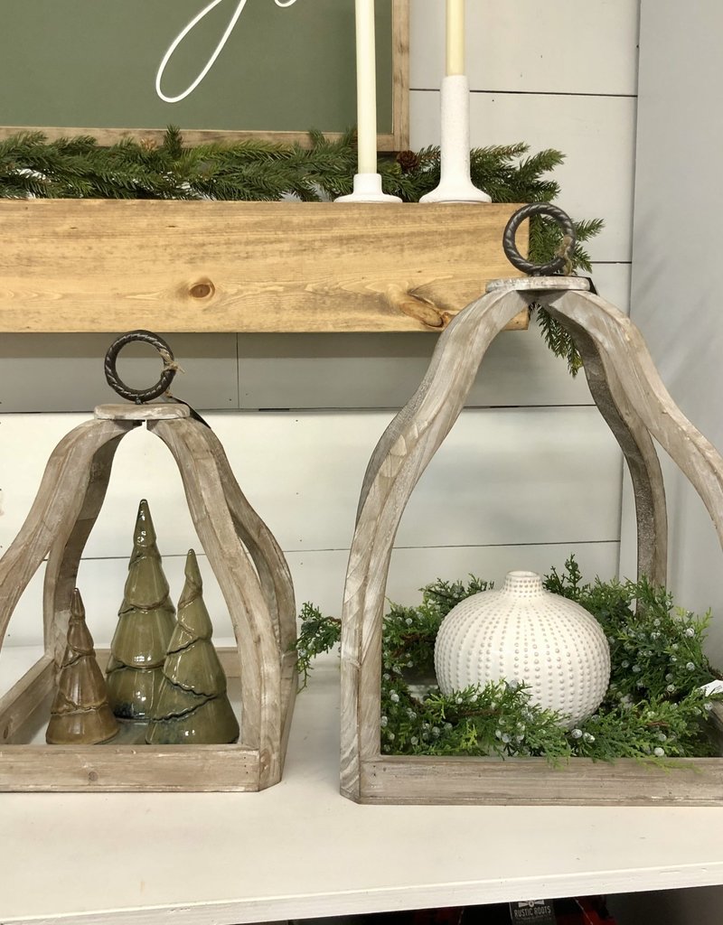 Wood and Metal Decorative (hanging) Trays