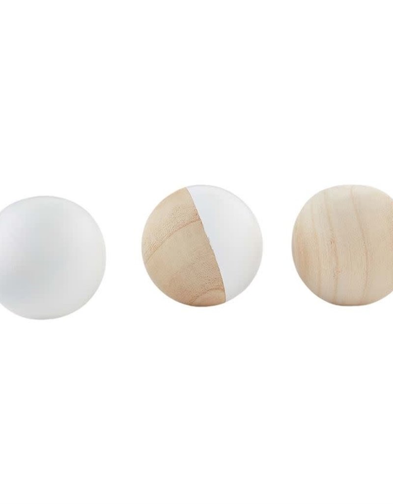 Wood Ball Decor