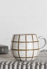 3.35" Square Pattern Mug