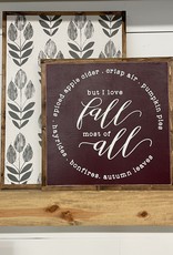 Fall Signs 21.5 x 21.5