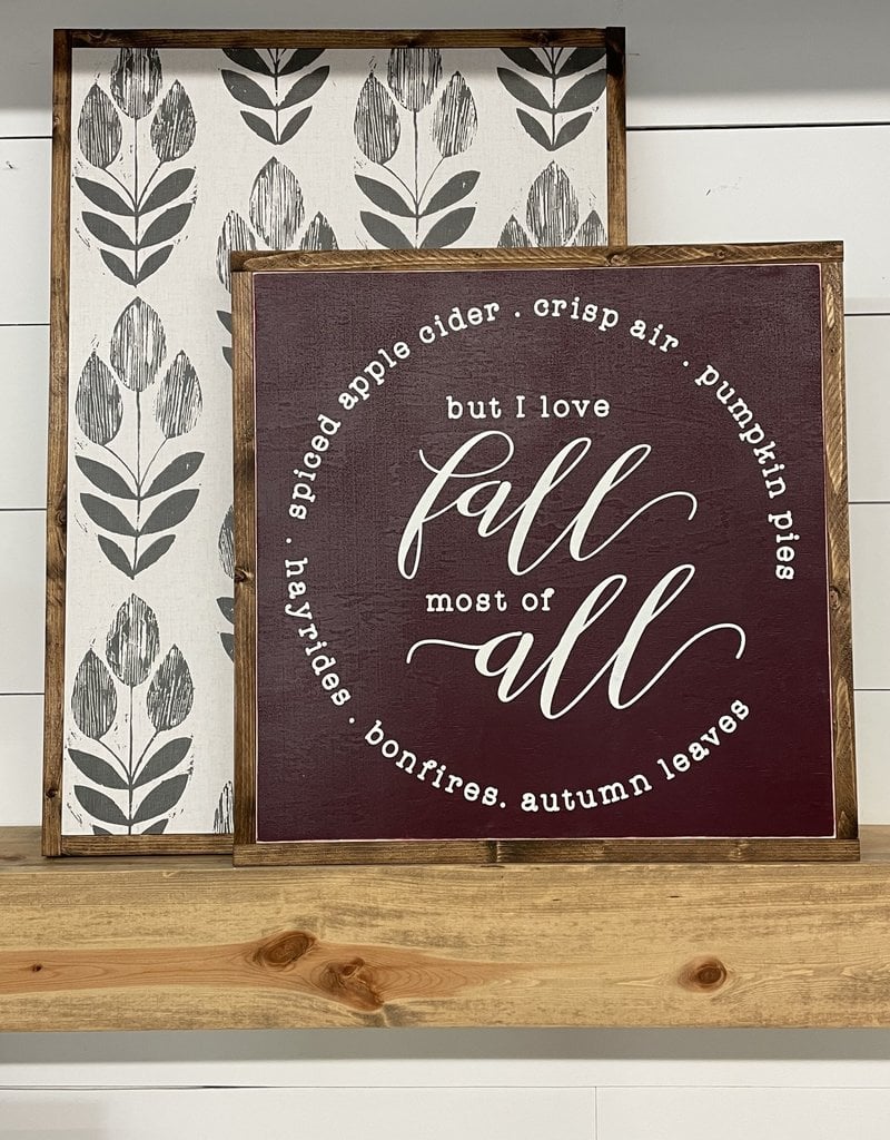 Fall Signs 21.5 x 21.5