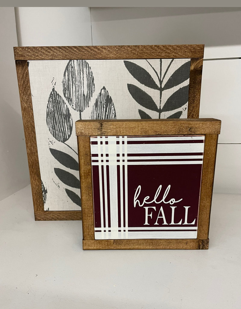 Fall Signs 7.5 x 7.5