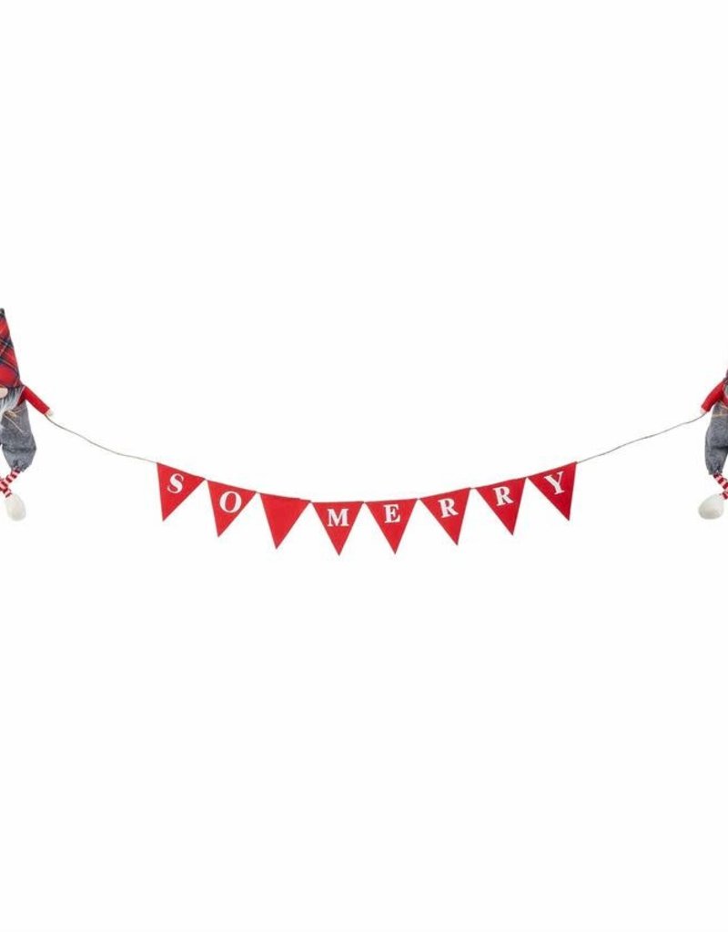 Gnome Xmas Mantle Banner