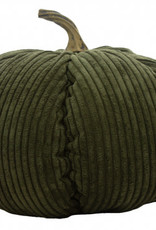 Green Corduroy Pumpkin