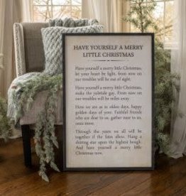 Merry Little Christmas Sign