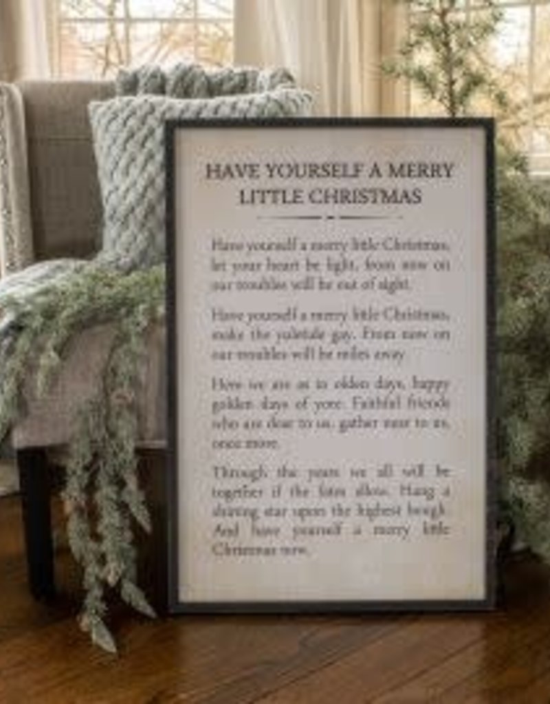 Merry Little Christmas Sign
