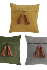 Corduroy Zipper Pillow