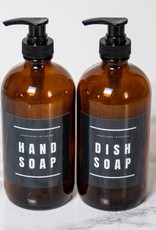 Glass Soap Dispensers (Bold Label)