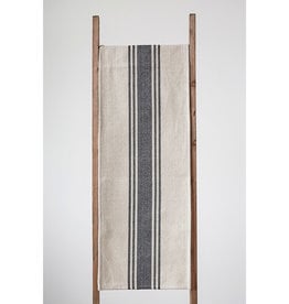 Canvas Table Runner with Stripes