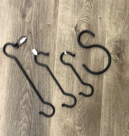 Hand-Forged Iron S-Hooks