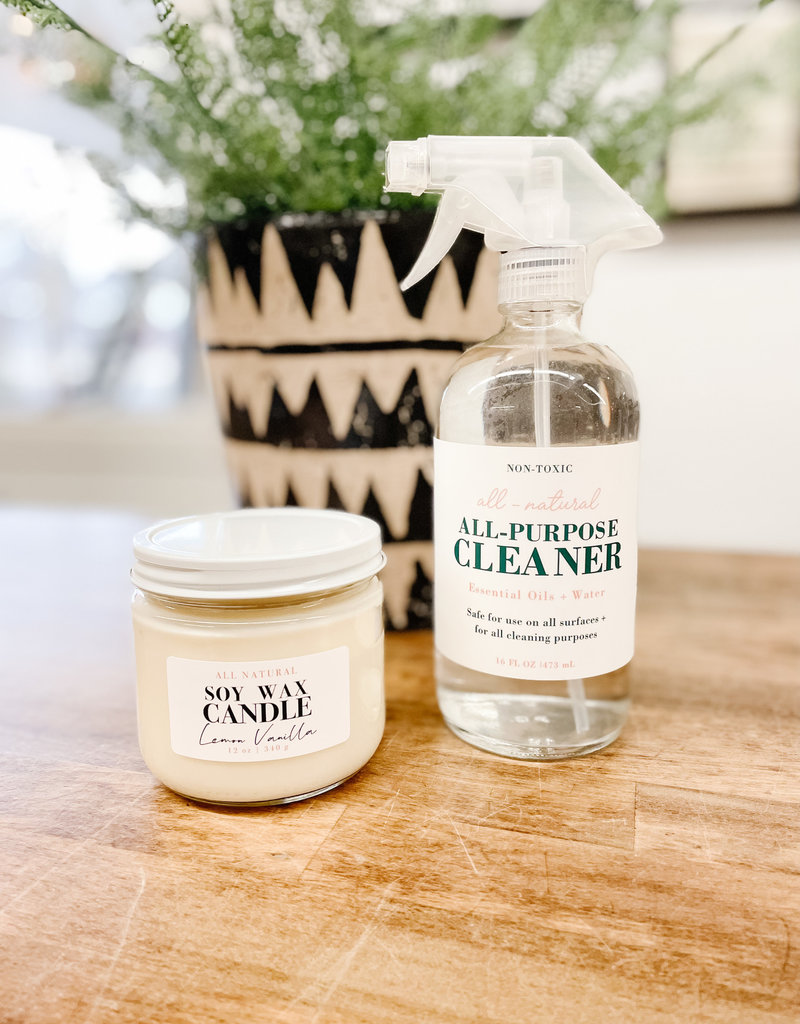 All-Natural All-Purpose Cleaner & Candle