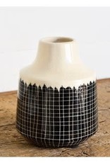 6” Urban Check Vase