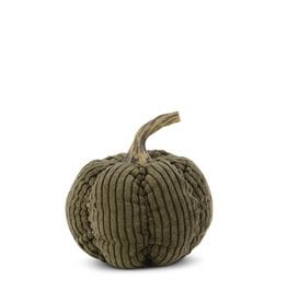 Khaki Green Corduroy Pumpkin
