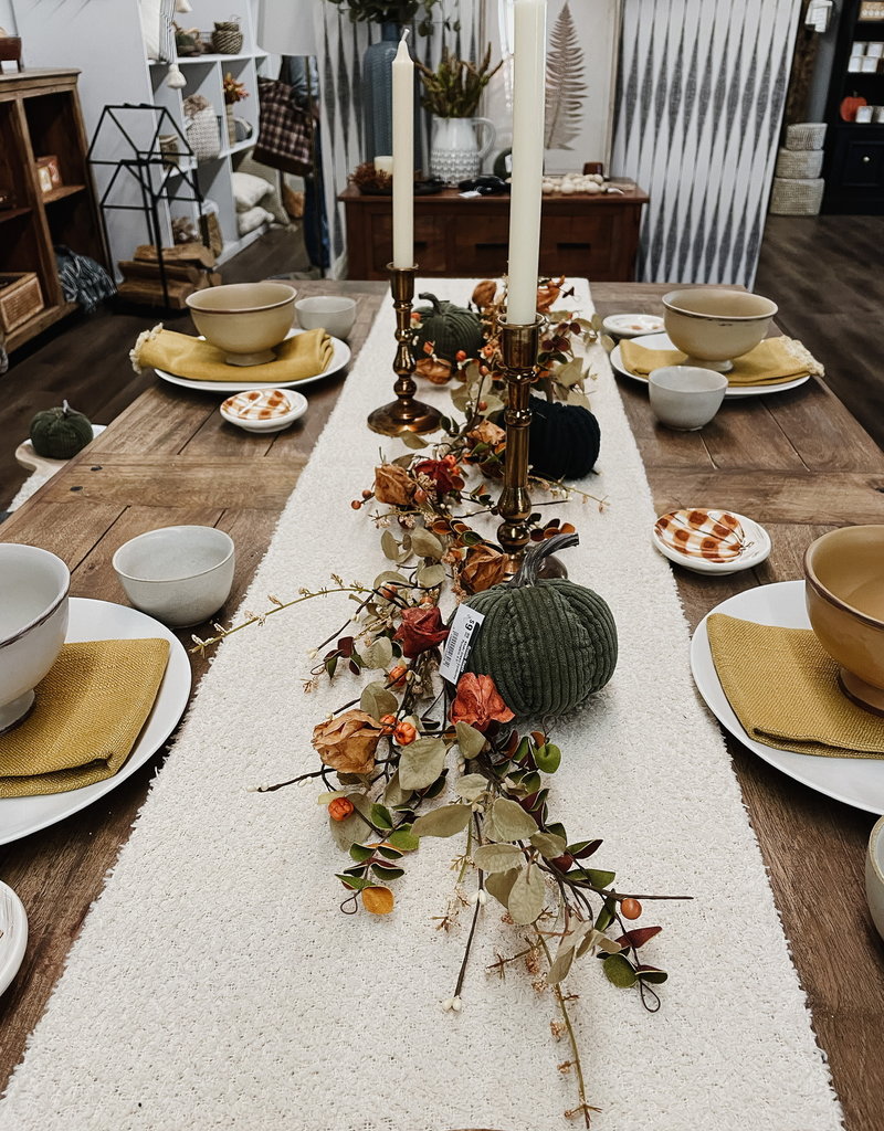 Cotton Table Runner, Natural