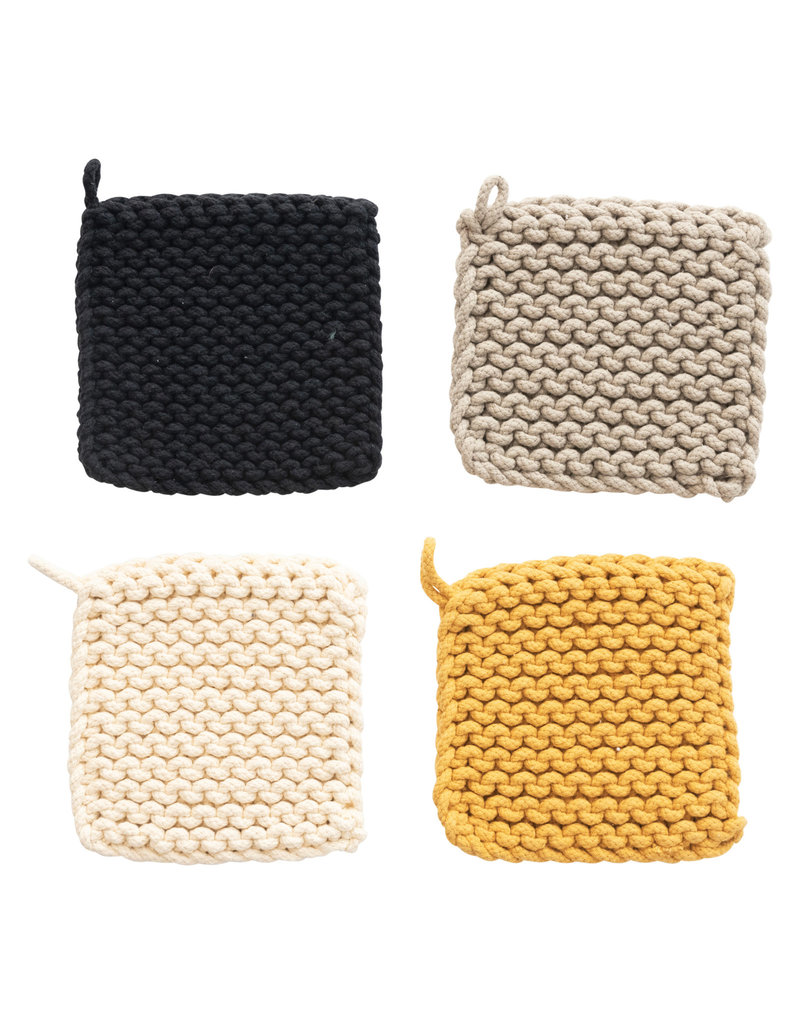 Square Crochet Pot Holder