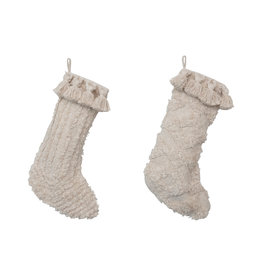Stocking with Tufting and Tassels