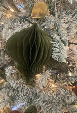7" Paper Honeycomb Finial Ornament