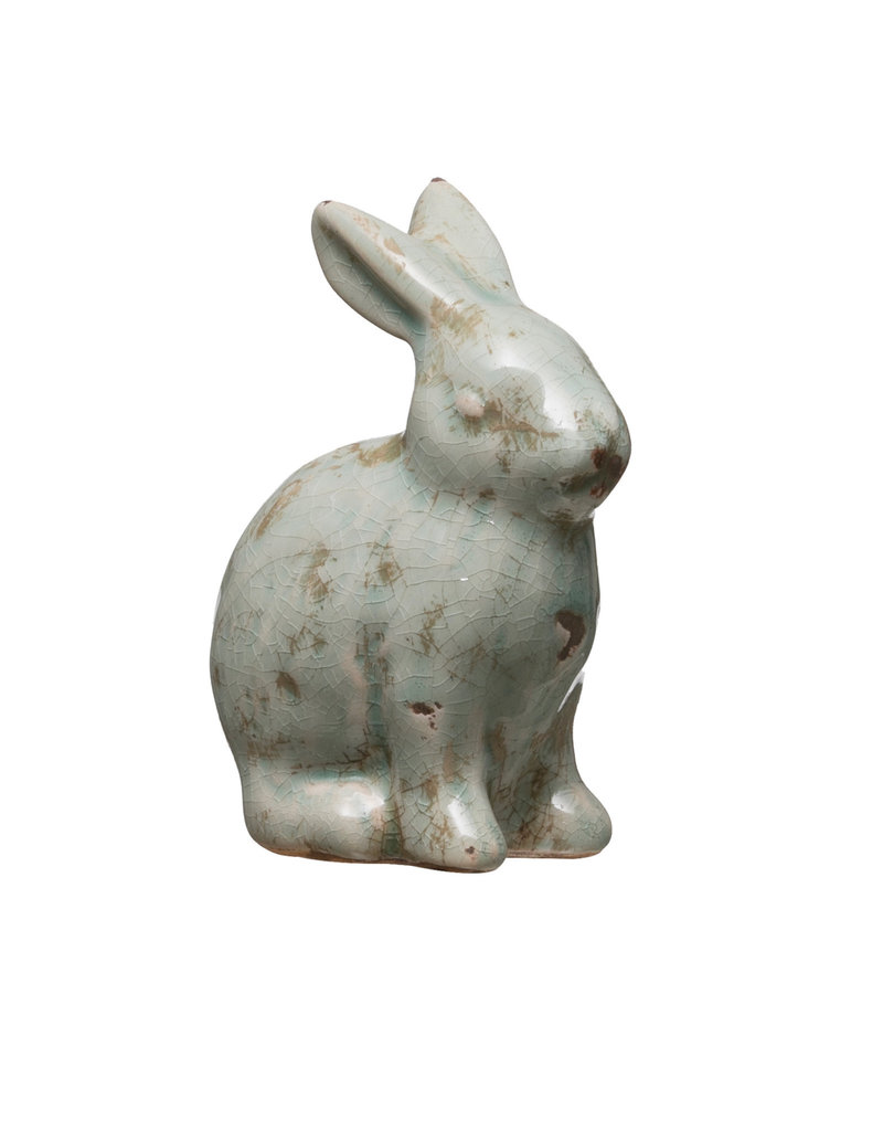 Distressed Terracotta Rabbit