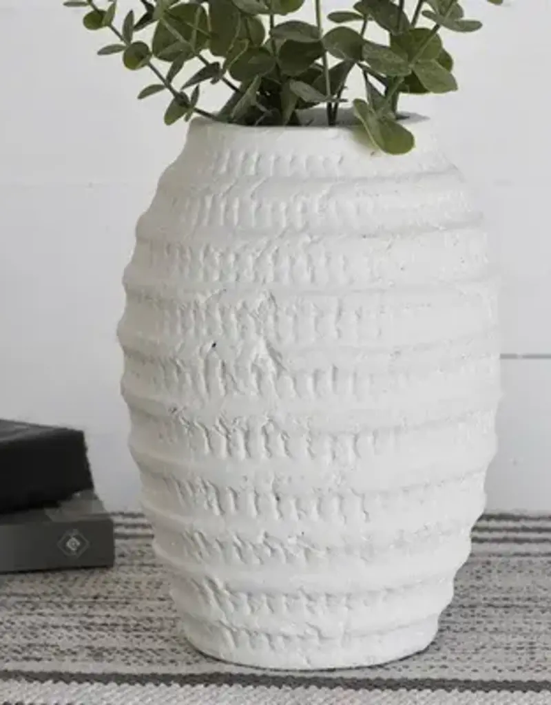 White Washed Vase