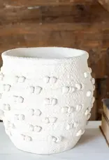 Cream Knot Vase