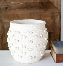Cream Knot Vase