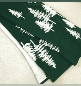 50X60 GRN/WHT PINE TREE THROW