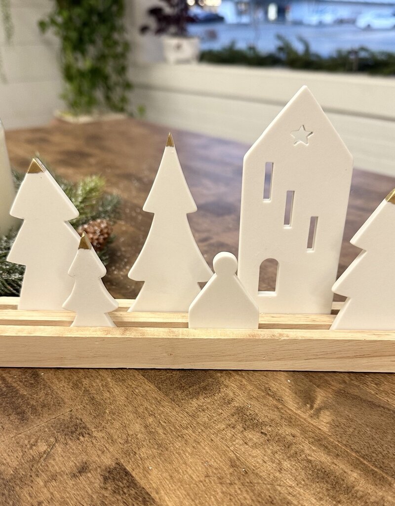 House/Tree Tabletop Display