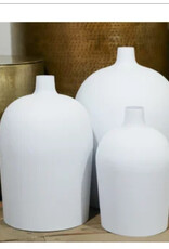 WHITE OPEN BOTTOM VASES