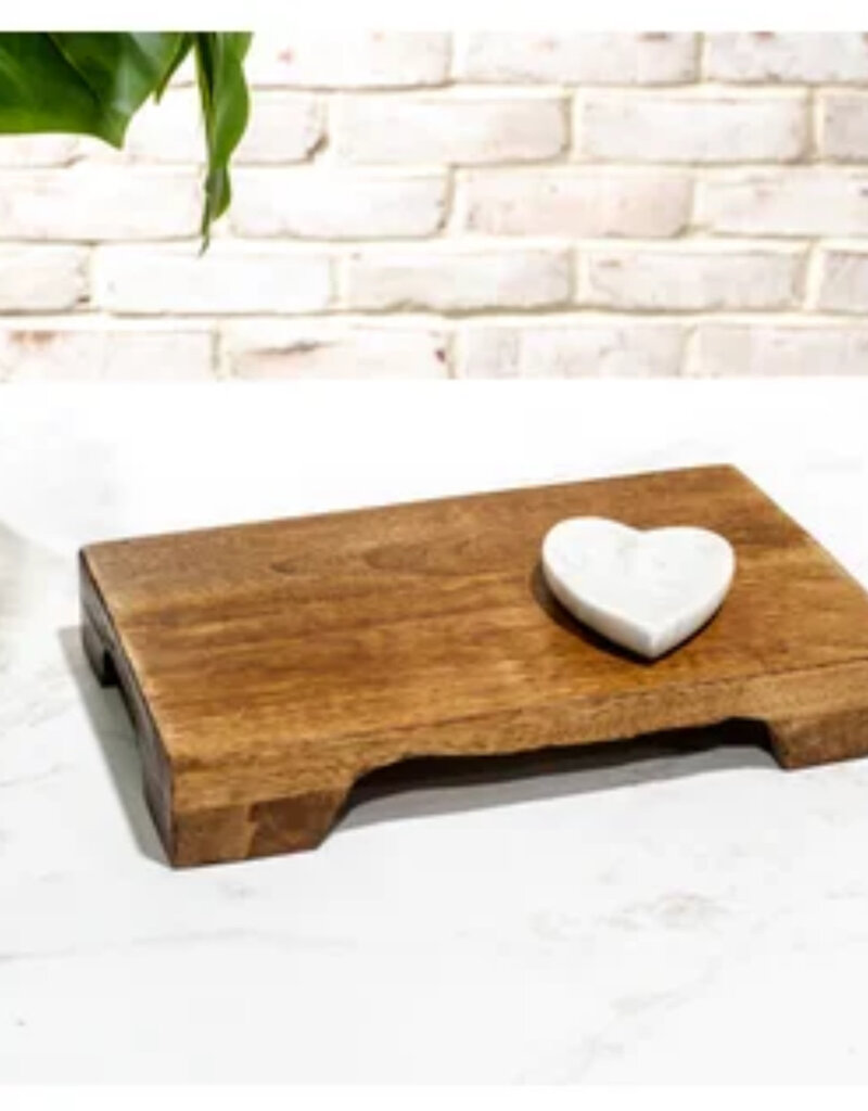 11.8" MANGO WOOD PEDESTAL