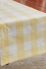 WICKLOW TABLE RUNNER BACKED 72" L - YELLOW