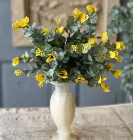 15” Yellow Florets Bush