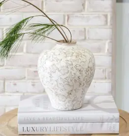 Beige Heirloom Vase