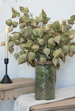 33" Green Chinese Lantern Spray