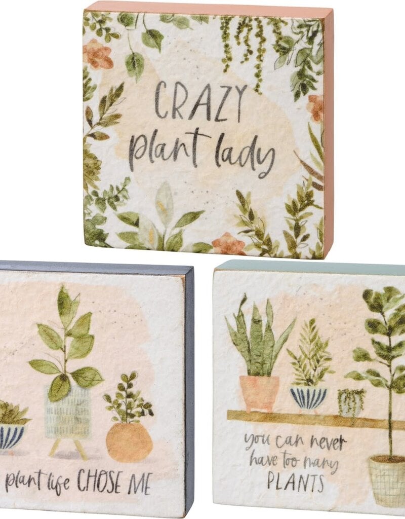 Plant Life Signs, 3 assorted