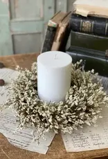 6" Cream  Array Candle Ring
