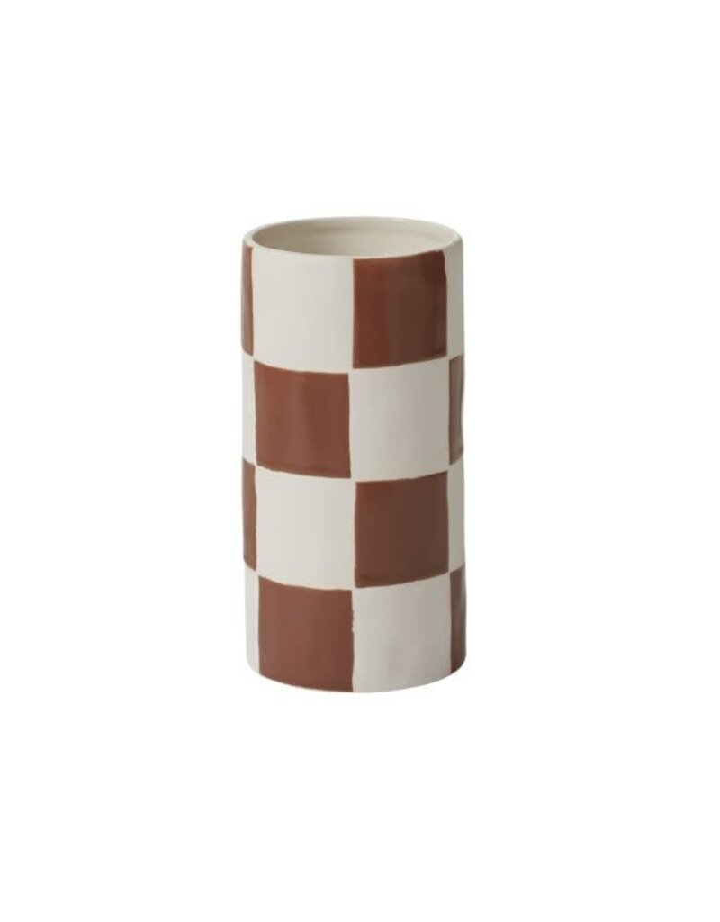 Checkerboard Vase, 4x8