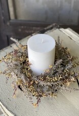 Autumn Haze Candle Ring 6.5" inner (Mustard)