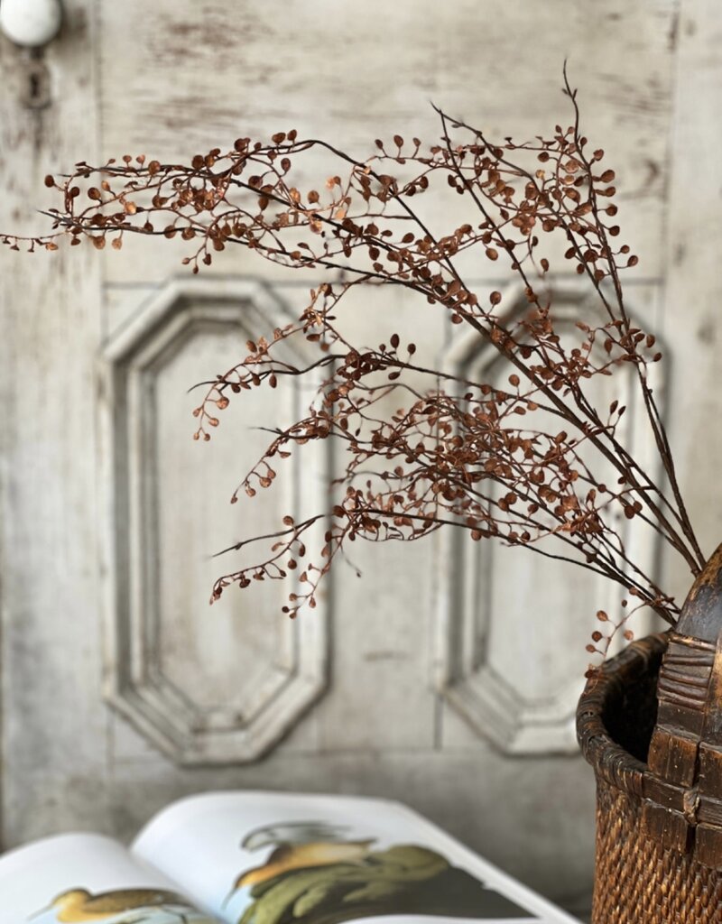47" Rust Leaves Spray