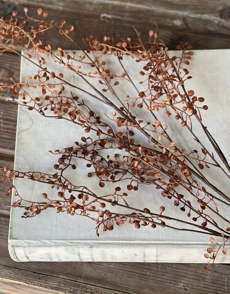 47" Rust Leaves Spray