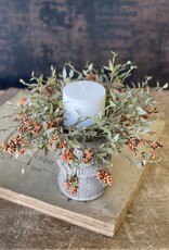 Hasp Berry Candle Ring 3" inner (Pumpkin