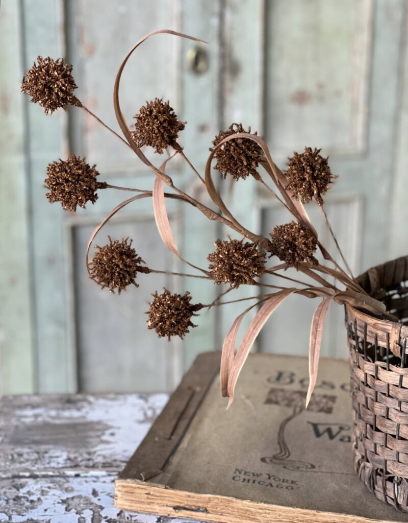 Halley Buds Spray (Brown) 28"