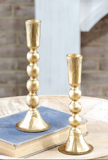 S/2 Gold Ball Candlesticks