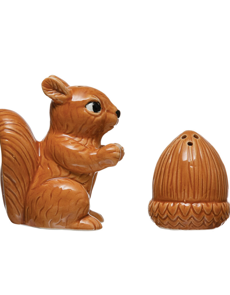 Squirrel & Acorn Salt & Pepper Set