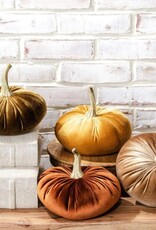 7.5″ VELVET PUMPKINS