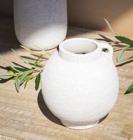 7.3" White Jug Vase