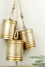 19.7″ GOLD HANGING COW BELLS