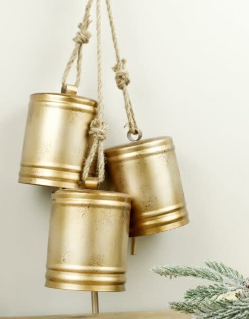 19.7″ GOLD HANGING COW BELLS